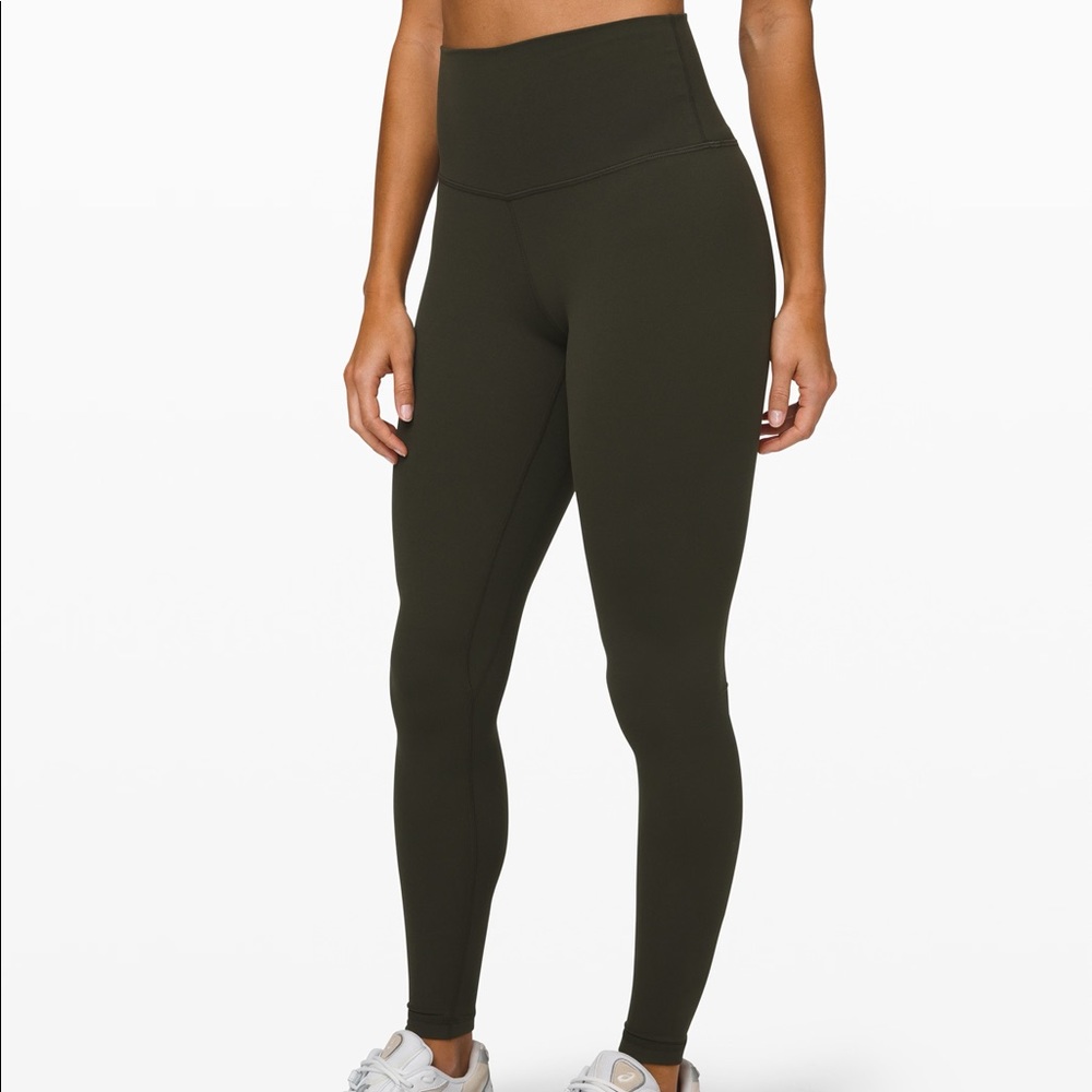 Lululemon Align 28” olive green